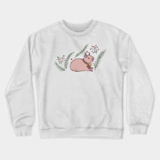 Reindeer Capybara [Colour] Crewneck Sweatshirt